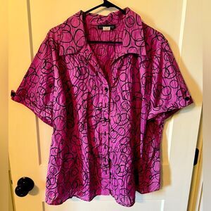 GLORIA LANCE BRAND WOMENS BLOUSE